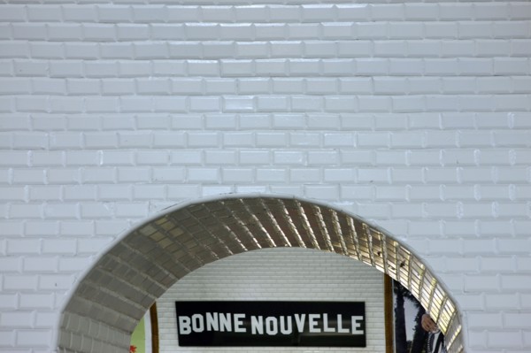 Station de métro Bonne Nouvelle à Paris