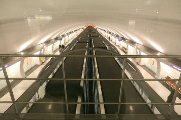 paris 13, station de metro, olympiades, ligne 14 ouverte en 2007
Date : 2011-2012