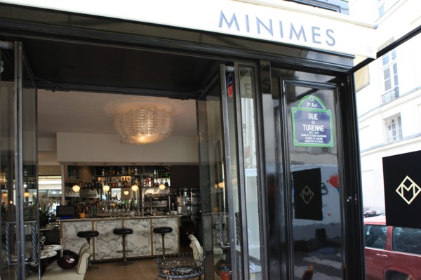 France, ile de france, paris, 3e arrondissement, marais, 36 rue de turenne, cafe minimes, ex cafe baci, 
Date : 2011-2012