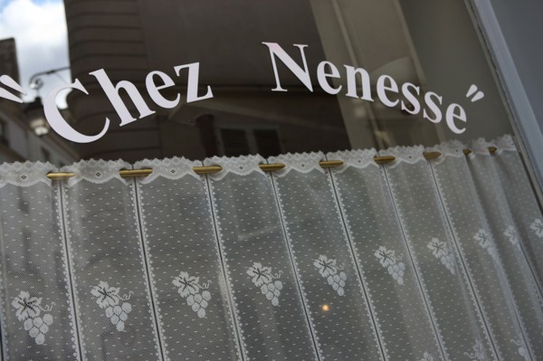 France, ile de france, paris, 3e arrondissement, marais, 17 rue de saintonge, restaurant chez nenesse, rideaux, 
Date : 2011-2012
