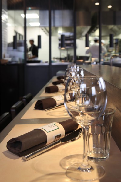 France, ile de france, paris 5e arrondissement, 20 rue saint victor, mutualite, restaurant le terroir parisien, chef yannick alleno, cuisine, gastronomie.
Date : 2011-2012