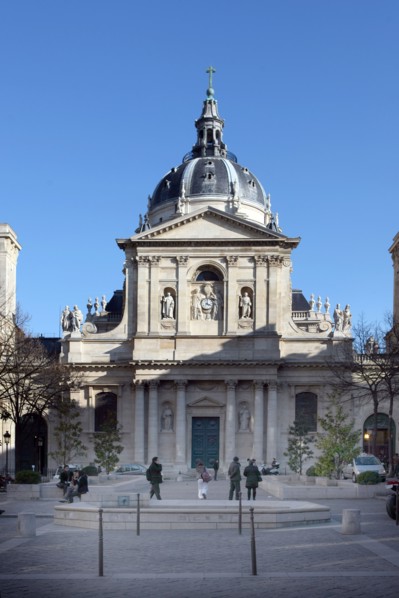 France, ile de france, paris 5e arrondissement, bd saint michel, universite de la sorbonne, chapelle, place.
Date : 2011-2012