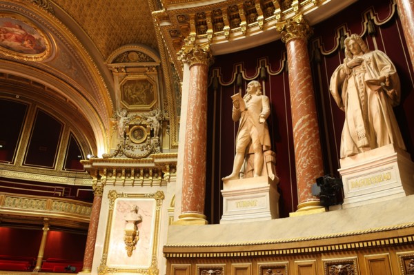France, ile de france, paris 6e arrondissement, rue de vaugirard, palais du luxembourg, senat, hemicycle.
Date : 2011-2012
