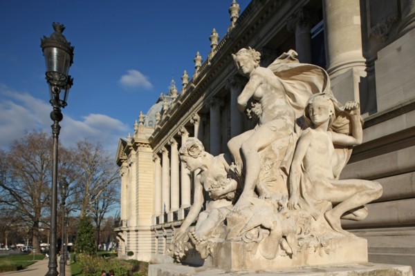 France, ile de france, paris 8e arrondissement, avenue winston churchill, petit palais, facade sur rue

Date : 2011-2012