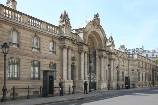 France, ile de france, paris 8e arrondissement, rue du faubourg saint honore, palais de l'elysee, president de la republique, palais presidentiel, etat, batiment, hotel particulier

Date : 2011-2012