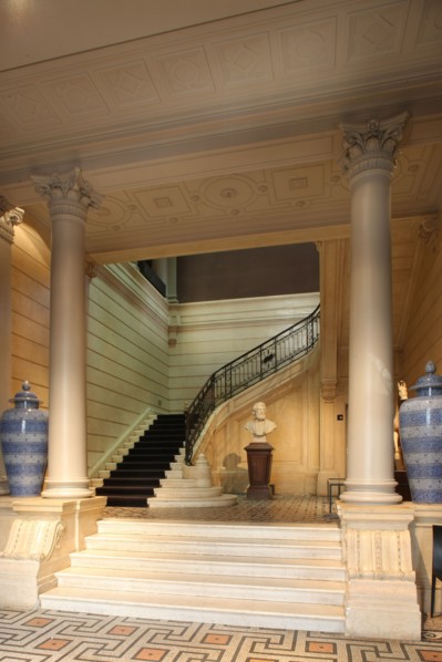 France, ile de france, paris 8e arrondissement, 7 rue velasquez, musee cernuschi, musee des arts asiatiques, mairie de paris, culture, hotel particulier, grand escalier, buste d'henri cernuschi

Date ...