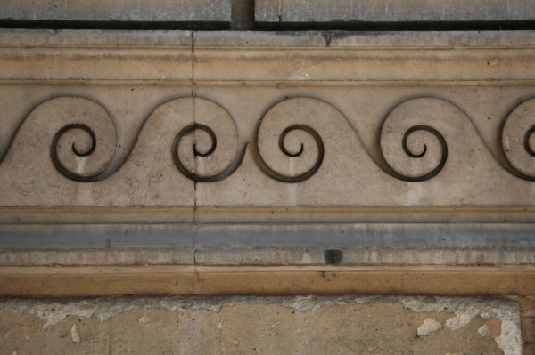 France, ile de france, paris 9e arrondissement, rue de chateaudun, eglise notre dame de lorette, decor interieur, peintures, decor sous le porche

Date : 2011-2012