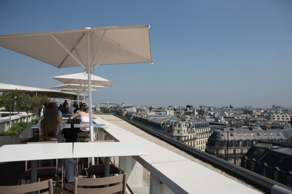 France, ile de france, paris 10e, 40 boulevard haussmann, galeries lafayette, terrasse, vue sur l'opera garnier, panorama

Date : 2011-2012