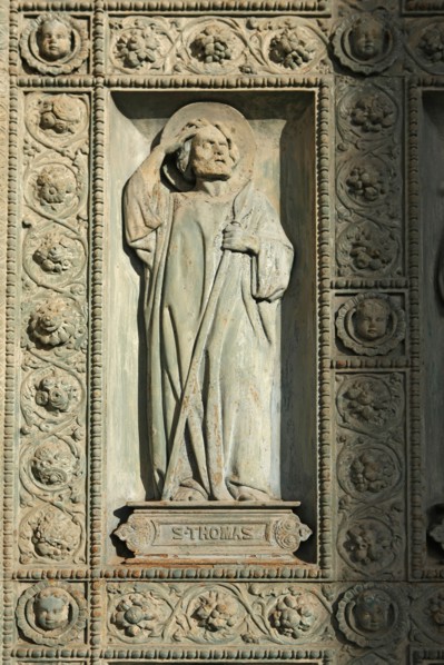 France, ile de france, paris, 10e arrondissement, rue la fayette, eglise saint vincent de paul, edifice religieux, architecte jacques hittorff, portique, porte d'entree, bronze.

Date : 2011-2012