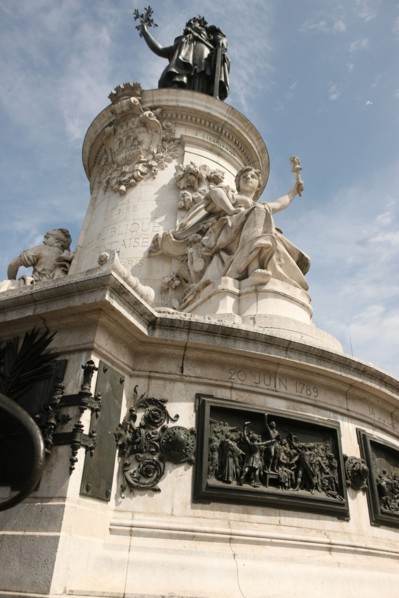 France, ile de france, paris 3e arrondissement, place de la republique, statue de dalou

Date : 2011-2012