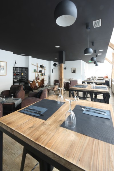 France, ile de france, paris 11e arrondissement, 64 rue de la folie mericourt, spa urbain, l'echappee, salle d'erestaurant a l'etage

Date : 2011-2012