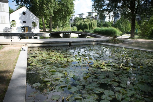 France, ile de france, paris, 12e arrondissement, bercy, parc de bercy, plan d'eau, nenuphars

Date : 2011-2012