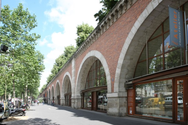 France, ile de france, paris, 12e arrondissement, viaduc des arts, avenue daumesnil

Date : 2011-2012
