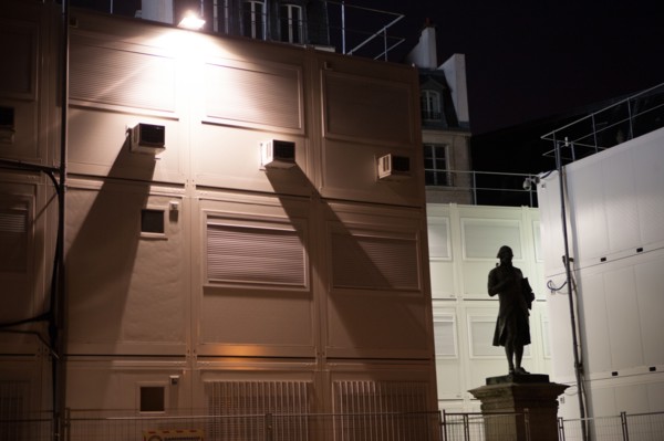 france, ile de france, paris,6e arrondissement, quai de conti, condorcet, james bond, nuit, matin,