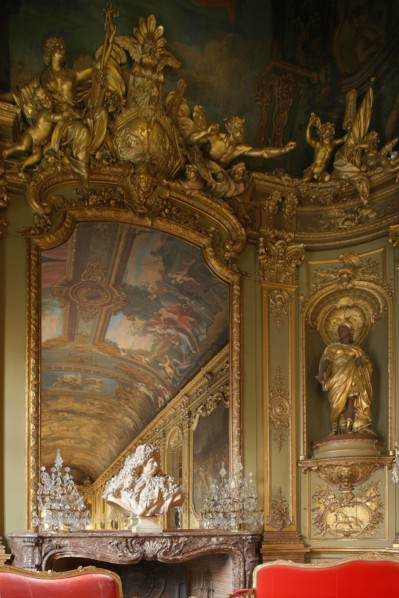 France, ile de france, paris 1er arrondissement, 39 rue croix des petits champs, banque de france hotel de toulouse dit aussi hotel de la vrilliere, galerie doree, galerie d'apparat, gouverneur, insti...