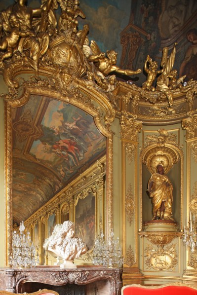 France, ile de france, paris 1er arrondissement, 39 rue croix des petits champs, banque de france hotel de toulouse dit aussi hotel de la vrilliere, galerie doree, galerie d'apparat, gouverneur, insti...