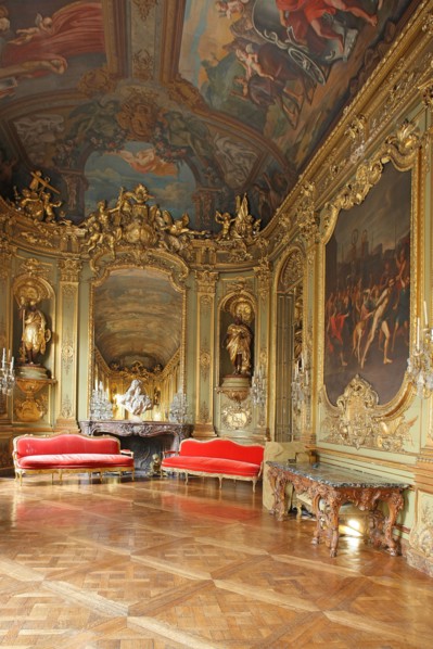France, ile de france, paris 1er arrondissement, 39 rue croix des petits champs, banque de france hotel de toulouse dit aussi hotel de la vrilliere, galerie doree, galerie d'apparat, gouverneur, insti...