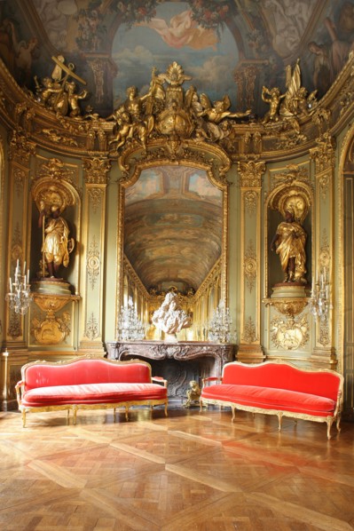 France, ile de france, paris 1er arrondissement, 39 rue croix des petits champs, banque de france hotel de toulouse dit aussi hotel de la vrilliere, galerie doree, galerie d'apparat, gouverneur, insti...