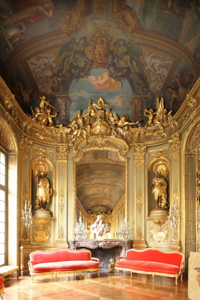 France, ile de france, paris 1er arrondissement, 39 rue croix des petits champs, banque de france hotel de toulouse dit aussi hotel de la vrilliere, galerie doree, galerie d'apparat, gouverneur, insti...