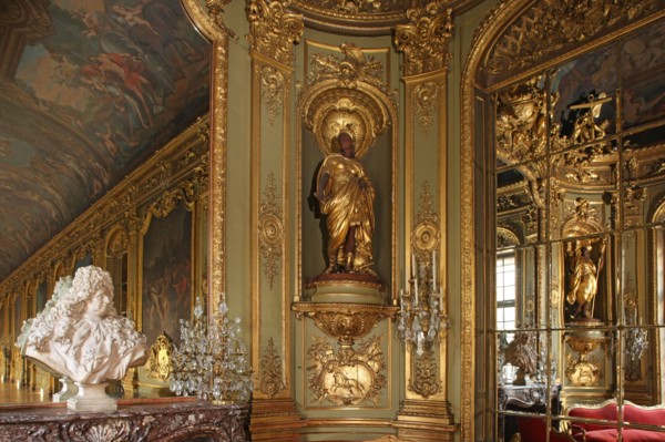 France, ile de france, paris 1er arrondissement, 39 rue croix des petits champs, banque de france hotel de toulouse dit aussi hotel de la vrilliere, galerie doree, galerie d'apparat, gouverneur, insti...