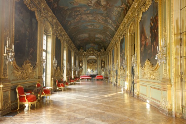 France, ile de france, paris 1er arrondissement, 39 rue croix des petits champs, banque de france hotel de toulouse dit aussi hotel de la vrilliere, galerie doree, galerie d'apparat, gouverneur, insti...