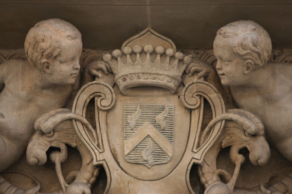 France, ile de france, paris 9e arrondissement, 9 rue victor masse, facade d'immeuble, detail,