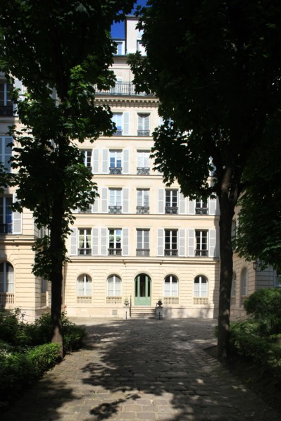 France, ile de france, paris 9e arrondissement, 41-47 rue des martyrs, maison dite Rognon, immeubles sur cour,