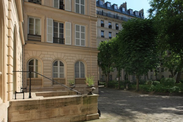 France, ile de france, paris 9e arrondissement, 41-47 rue des martyrs, maison dite Rognon, immeubles sur cour,