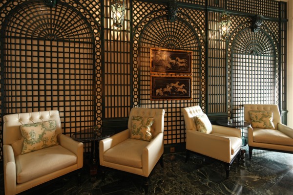 France, ile de france, paris 16e arrondissement, avenue d'iena, hotel shangri la, bar,