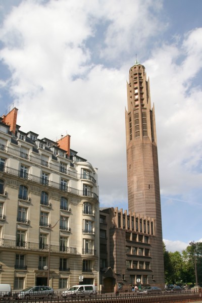 Eglise Sainte Odile
2 avenue Stephane Mallarme, Paris, 17e arrondissement
France, Ile de France
Architecte : Jacques Barge
Construction a partir de 1936