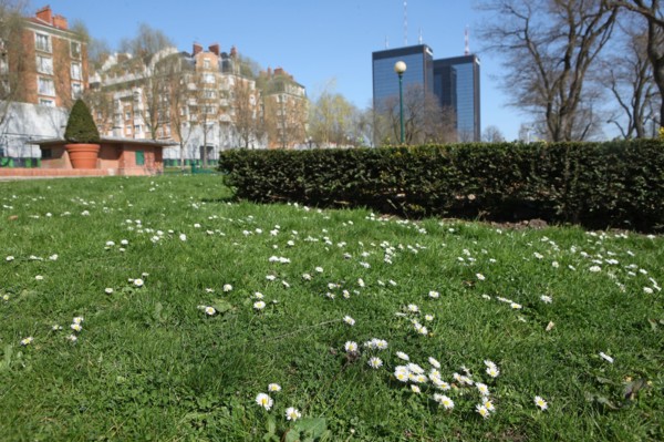 France, ile de france, paris 20e arrondissement, square severine, porte de bagnolet, jardin public,
