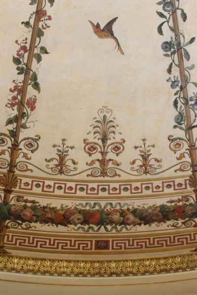 France, ile de france, paris 9e, 9 rue drouot, mairie du 9e arrondissement, hotel d'augny, salon aguado, detail de la rotonde au plafond, decor, oiseaux, palmettes,


Date : Ete 2012