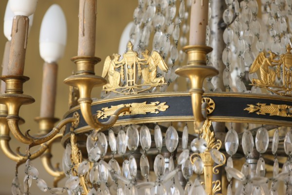 France, ile de france, paris 9e arrondissement, 9 rue drouot, hotel d'augny, mairie du 9e arrondissement, salle des mariages, detail lustre,


Date : Ete 2012