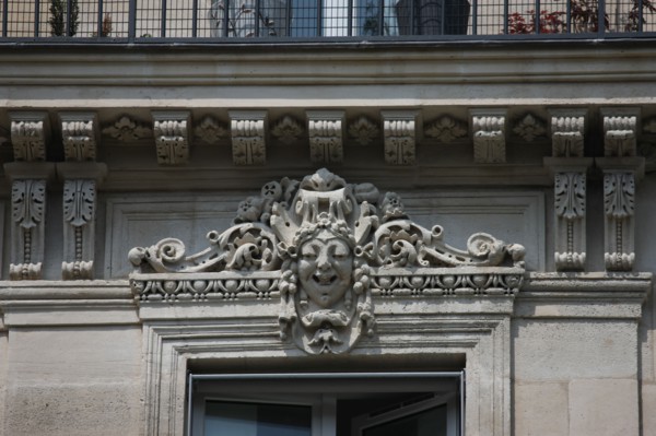 France, ile de france, paris 9e arrondissement, 34 rue de chateaudun, immeuble neo renaissance, restaure, detail facade sur rue, decor,


Date : Ete 2012