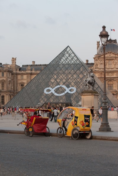 France, Region Ile de France, Paris 1er arrondissement, Musee du Louvre, place de la Pyramide, Ieoh Ming Pei,