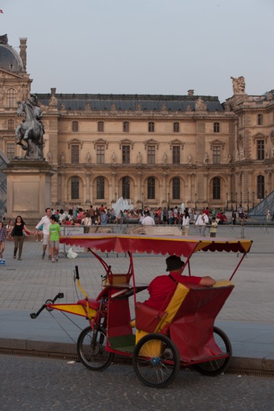 France, Region Ile de France, Paris 1er arrondissement, Musee du Louvre, place de la Pyramide, Ieoh Ming Pei,