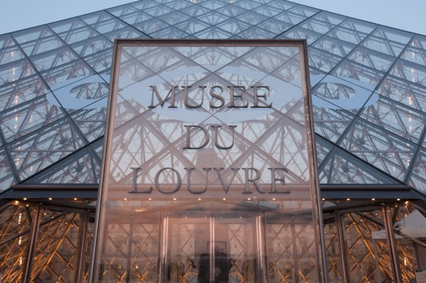 France, Region Ile de France, Paris 1er arrondissement, Musee du Louvre, place de la Pyramide, Ieoh Ming Pei,