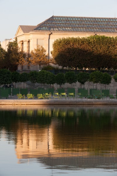 France, Region Ile de France, Paris 1er arrondissement, jardin des Tuileries, bassin, musee de l'orangerie,
