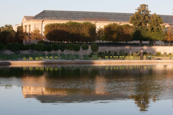 France, Region Ile de France, Paris 1er arrondissement, jardin des Tuileries, bassin, place de la Concorde,