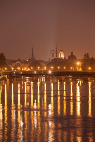 France, Region Ile de France, Paris 8e arrondissement, la Seine au niveau du Pont de la Concorde