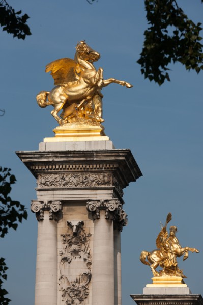 France, Region Ile de France, Paris 7e arrondissement, esplanade des Invalides, Pont Alexandre III,