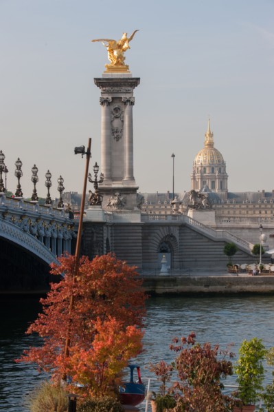 France, Region Ile de France, Paris 7e arrondissement, esplanade des Invalides, Pont Alexandre III,