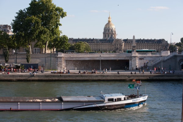 France, Region Ile de France, Paris 7e arrondissement, Pont Alexandre III, la Seine et les berges, Invalides,