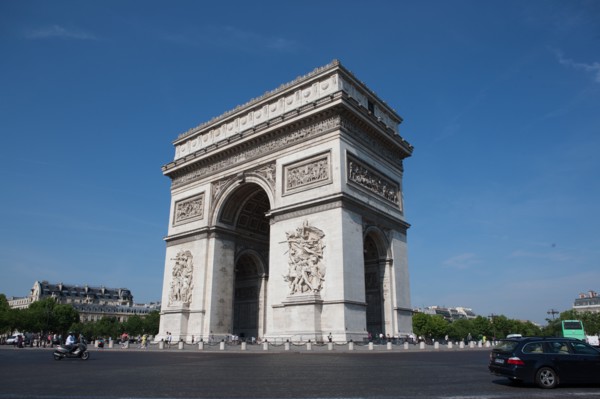 France, Region Ile de France, Paris 8e arrondissement, place Charles de Gaulle, place de l'Etoile, Arc de Triomphe,