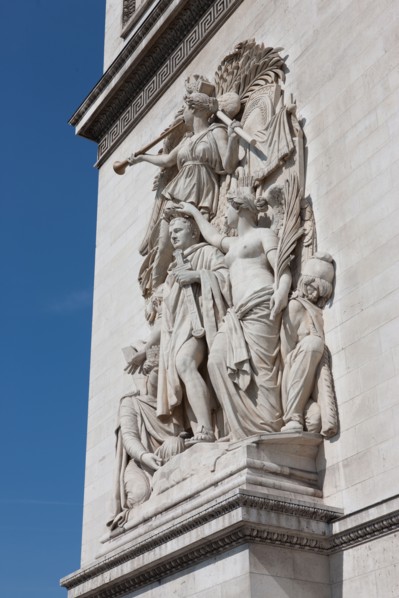 France, Region Ile de France, Paris 8e arrondissement, place Charles de Gaulle, place de l'Etoile, Arc de Triomphe,