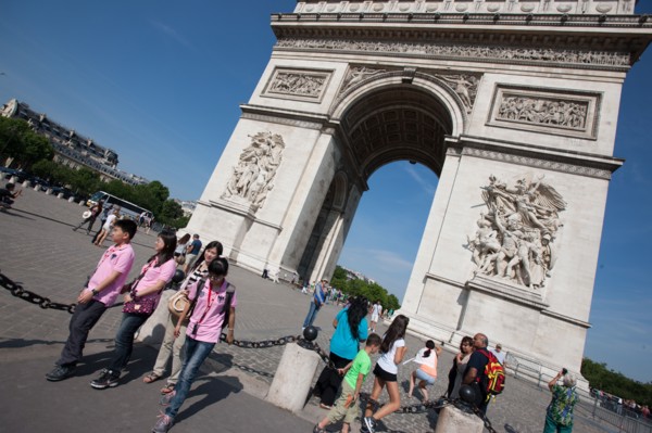 France, Region Ile de France, Paris 8e arrondissement, place Charles de Gaulle, place de l'Etoile, Arc de Triomphe,