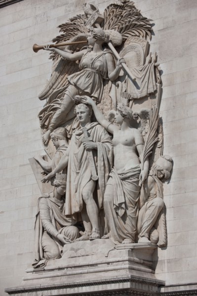 France, Region Ile de France, Paris 8e arrondissement, place Charles de Gaulle, place de l'Etoile, Arc de Triomphe,