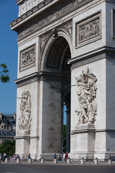 France, Region Ile de France, Paris 8e arrondissement, place charles de gaule place de l'Etoile, Arc de Triomphe, touristes,