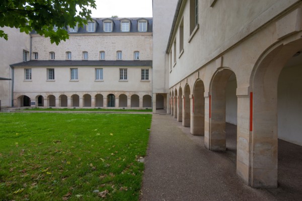 France, Region Ile de France, Paris 10e arrondissement, rue Saint-Martin, ancien Couvent des Recollets, arcades, maison de l'architecture