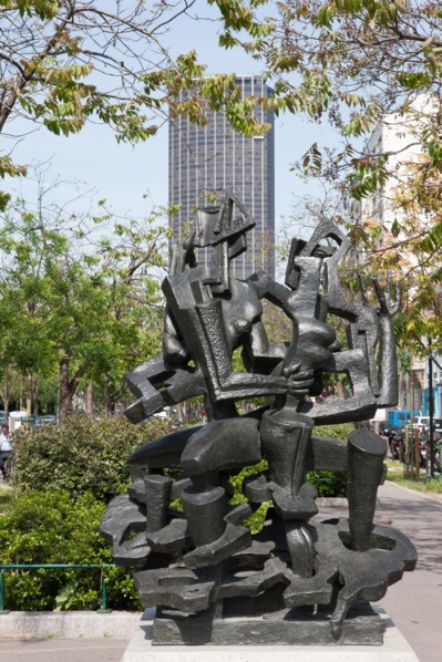 France, Region Ile de France, Paris, 14e arrondissement, boulevard Edgar Quinet, allee Georges Besse, Tour Montparnasse
